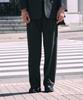 STCO Solid One-Pleat Setup Pants Charcoal Grey (Real Wide Fit)_Sepvz78Wsc