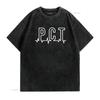 PCT Battement de Cœur Assistant Technique de Soins Patientèle T-shirt Santé vintage Lavé Élégant Légèrement graphique Unisexe