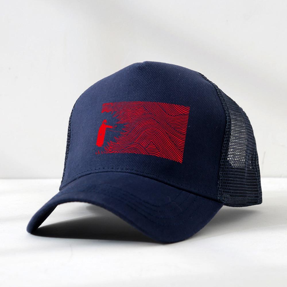 Radiohead Thom Yorke Vintage hat Music Rock Band Cotton Men Baseball Cap High Quality Mesh Breathable Snapback hat