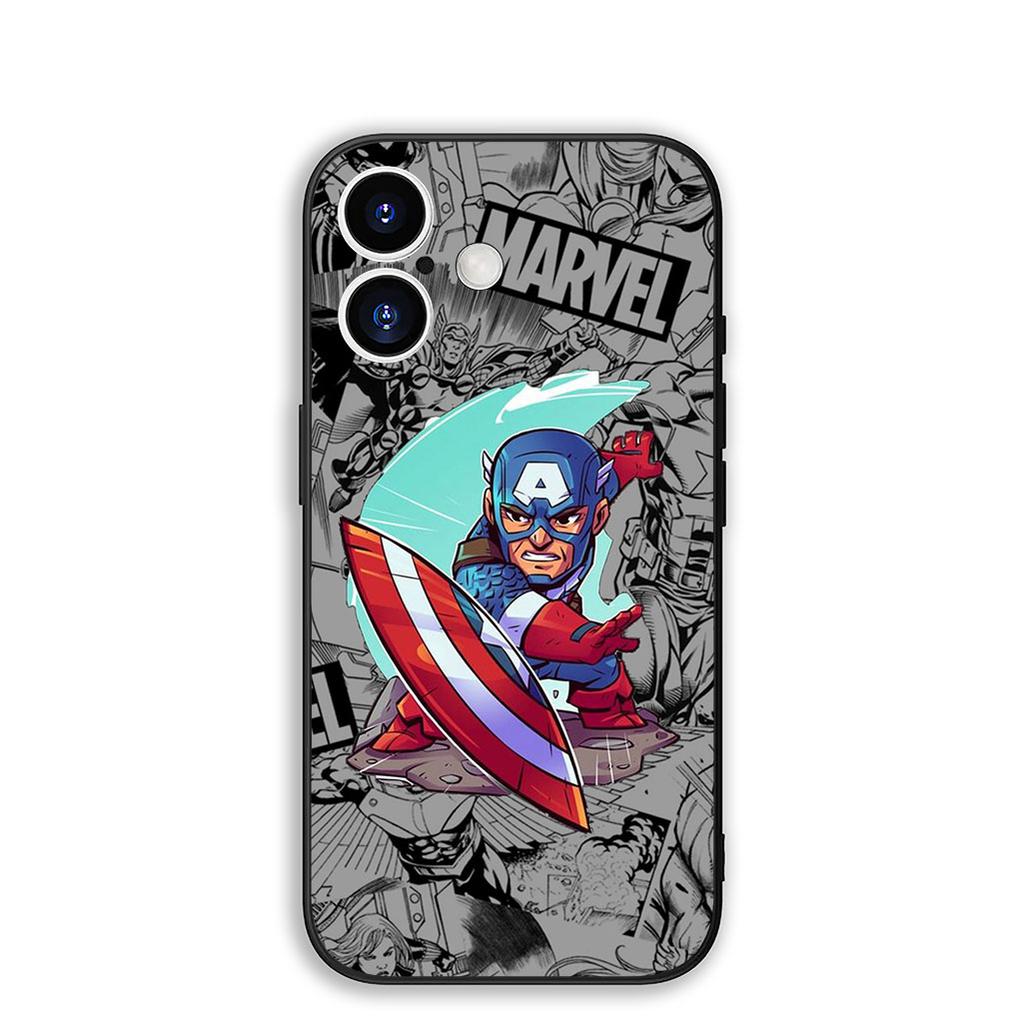 Cover for Samsung Galaxy S25 S24 S23 Fe Ultra Plus S7 Edge A05 A06 A16 A15 A35 Phone Case Captain America Marvel Shield