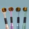 4Pcs 3D Stereo Three-Sided Toothbrush Ultra Fine Soft Hair Adult Toothbrushes Tongue Scraper Oral Care 360° Cleaning Teeth Brush