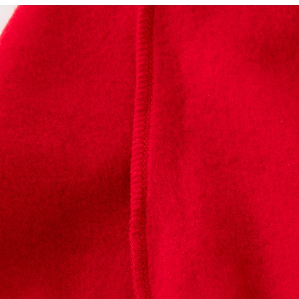 Children's Solid Color Plush Sweatshirt - Long Sleeve Autumn/Winter T-shirt for Kindergarten with Custom Logo Option