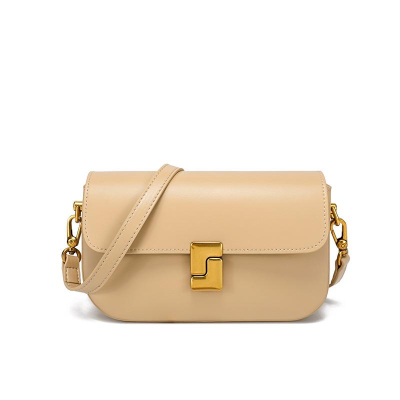 Cowhide Bag Women's Niche High-end Small Square Bag New Messenger Bag Large-capacity Women's Versatile Shoulder Bag Women