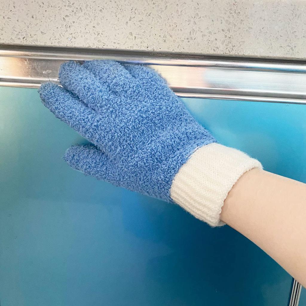 Yume no Mono Set Microfiber Cleaning For Cleaning Dust Window Air Cleaning Room One Size Fits All 6-Piece Gloves, Multi-Purpose, Blinds, Removal,