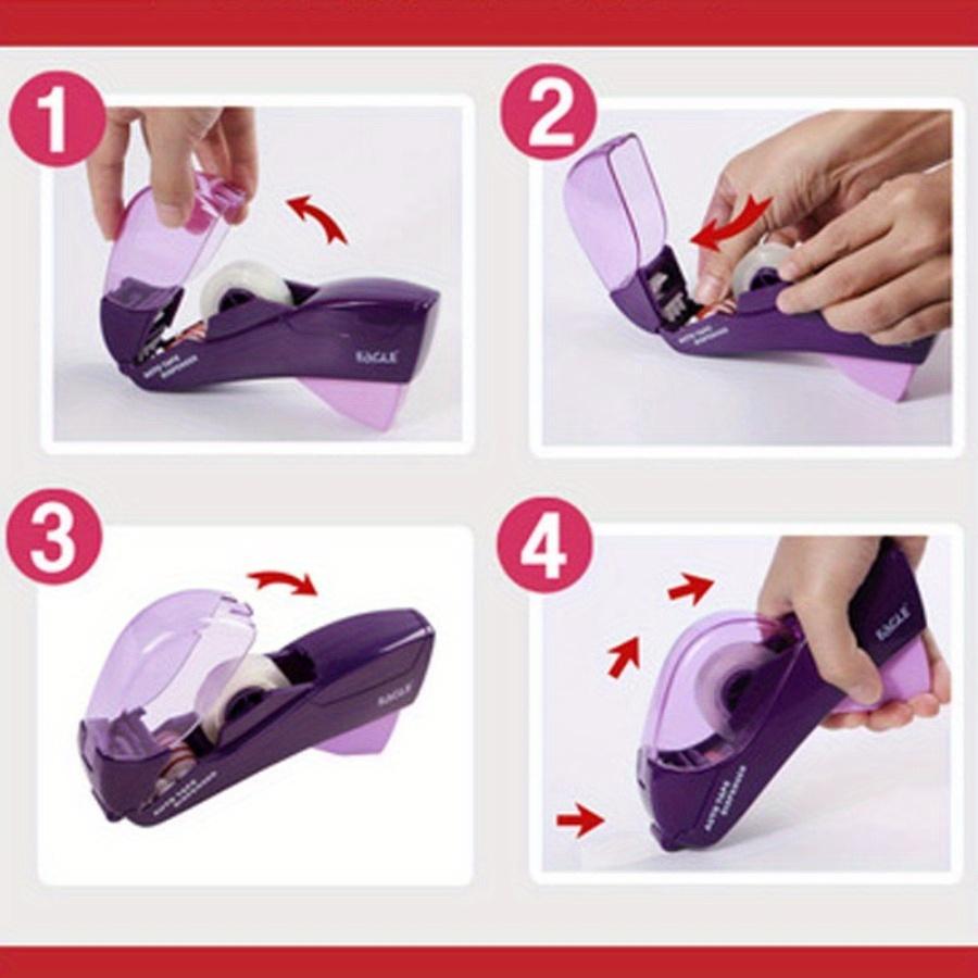 1PC Hand-held Automatic Tape Cutter - Used for Daily Adhesive Tape, Gift Packaging, Book Cover No Blade Does Not Hurt Hands