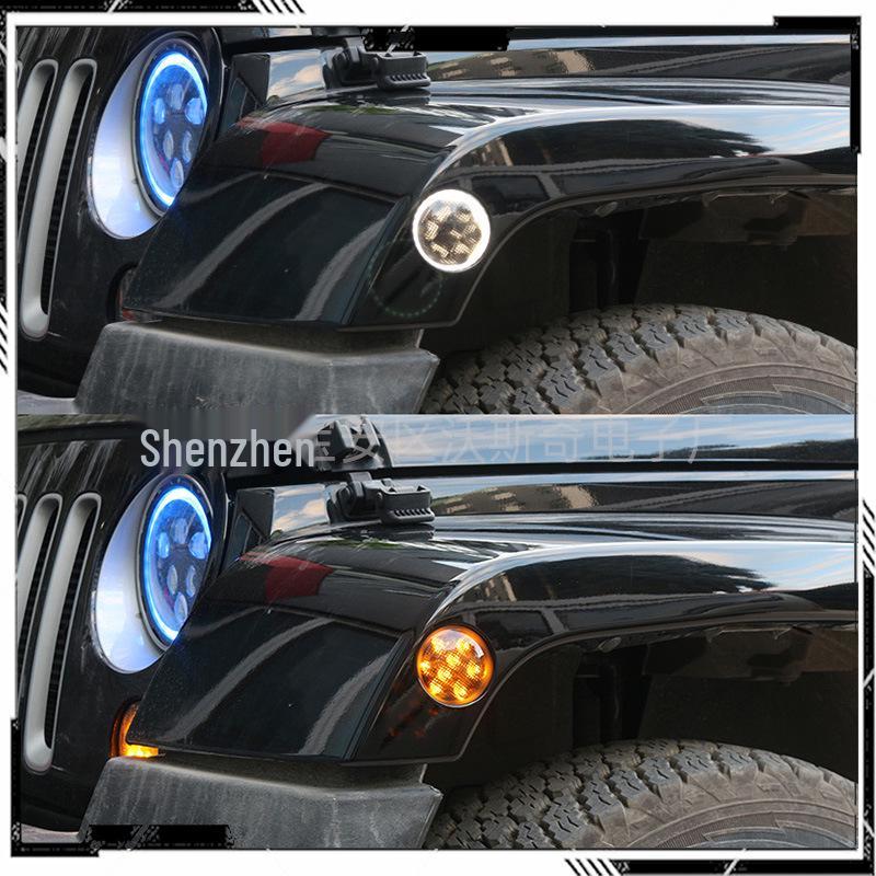 LED Fender Lights with Turn Signals & Daytime Running Lights for JEEP Wrangler