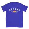 Men T-Shirts Spanish Flag  Casual 100% Cotton Tees Short Sleeve  T Shirts Crewneck Clothes Summer