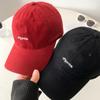 Sunscreen Embroidered Letter Cap Korean Style Cotton Hat Apparel Accessories Baseball Cap  Girls