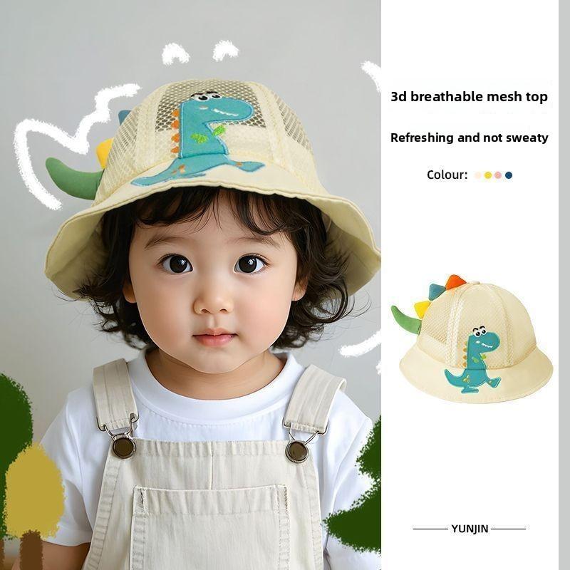 Summer Kids Fisherman Hat With Breathable Mesh For Boys And Girls Sun Protection