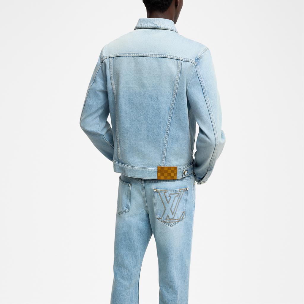 Louis Vuitton Denim Trucker Jacket 1AGINX