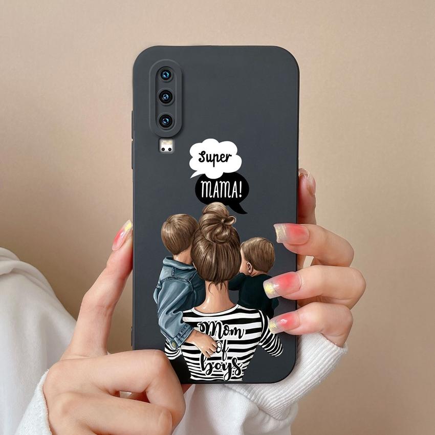 Compatible For Huawei P60 Y5 Y6 Y7 Y9 Y9A P30 P40 Trendy Girl Phone Case Lens Protection Soft Liquid Silicone Anti Drop Shell For Huawei Bumper Cover