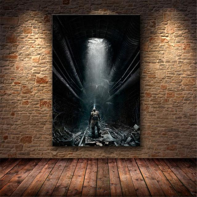 Metro Exodus Game Plakát Umění Malba na plátně Nástěnné umění Moderní obývací pokoj Domov Ložnice Bar Restaurace Dekorace Tisk Obraz