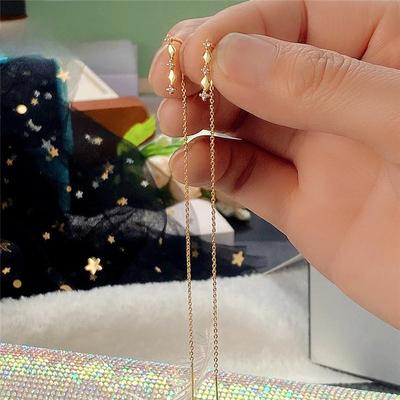 Trendy Lange Draht Hängen Ohrringe Frauen Romantische Ohr Zubehör Für Dance Party Phantasie Geburtstag Geschenk Hochzeit Schmuck