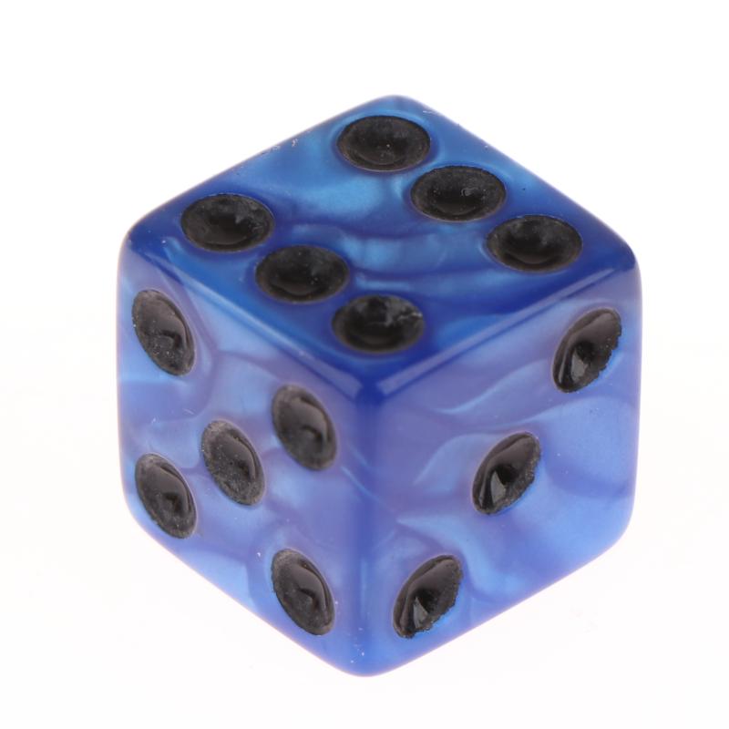 6-seitige Spielwürfel 16 mm Acryl D6 Würfelset für Dnd, Rpg, Tischbrettspiel oder Mathematikunterricht, Aventurin-Impression-Würfel