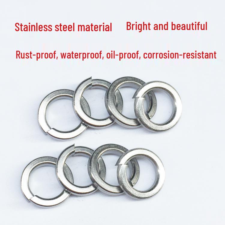 Stainless Steel Spring Washer M3-M16 Elastic Metal Washer Set