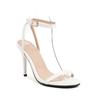 Summer New Sexy Thin Heel Super High Heel Buckle Hollow Solid Color Sandals