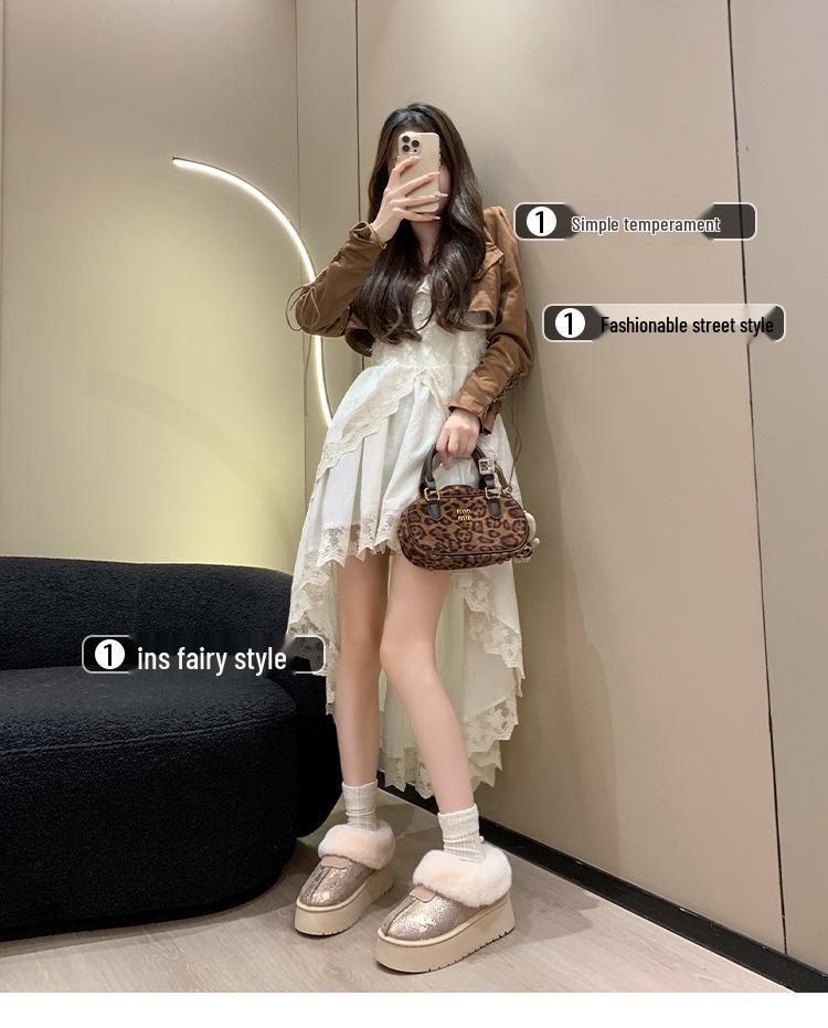 Dámské sněhule nadměrné velikosti s tlustou podrážkou - Teplé, pohodlné, připravené do přírody