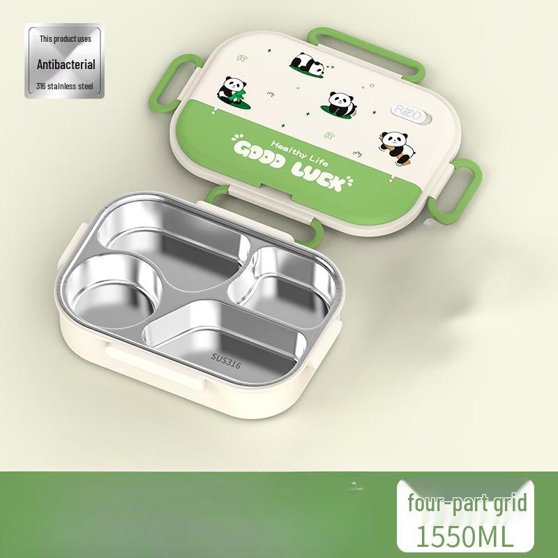 Children s 316 Stainless Steel Insulated 4-Compartment Lunch Box
