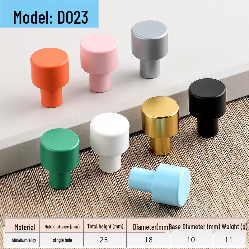 

Colorful Round Ball Handle for Children s Wardrobe or Drawer - Orange, Blue, Green, White, Gray, Pink TNHD-023 single hole білий