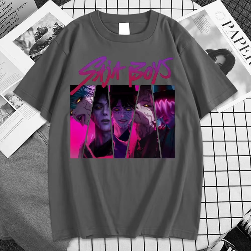 

Boys band T-shirt, men s and women s clothing, short sleeved T-shirt, street wear 5XL