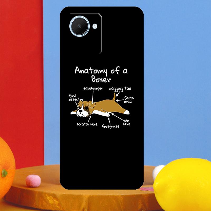 

Boxer Dog For Realme 15 Pro 13 12 11 10 14 Pro Plus C65 C67 C63 C61 C55 C51 C53 C35 C75 GT6 GT7 Case Realme GT7