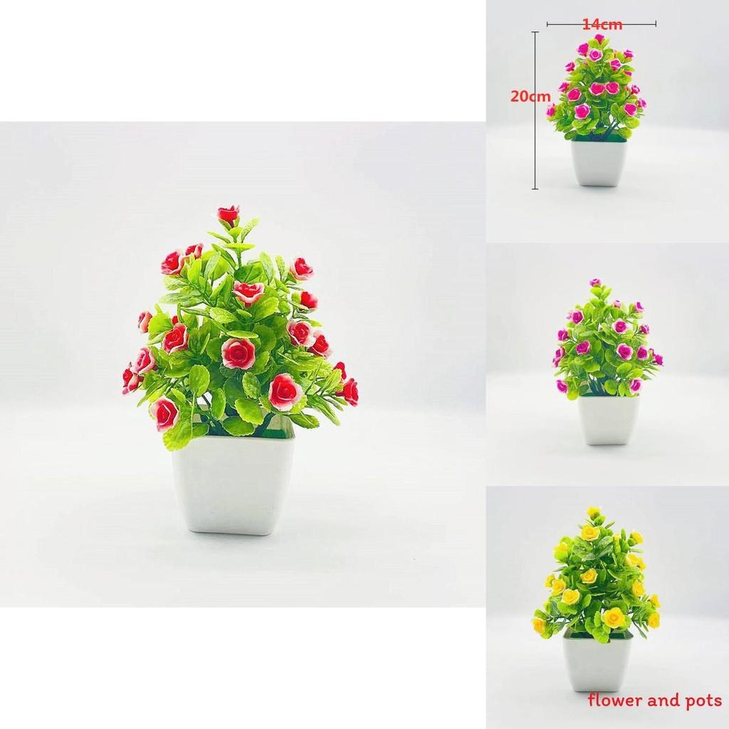 Imitation Rose Plant With Plastic Construction For Event Decoration And Gift Giving