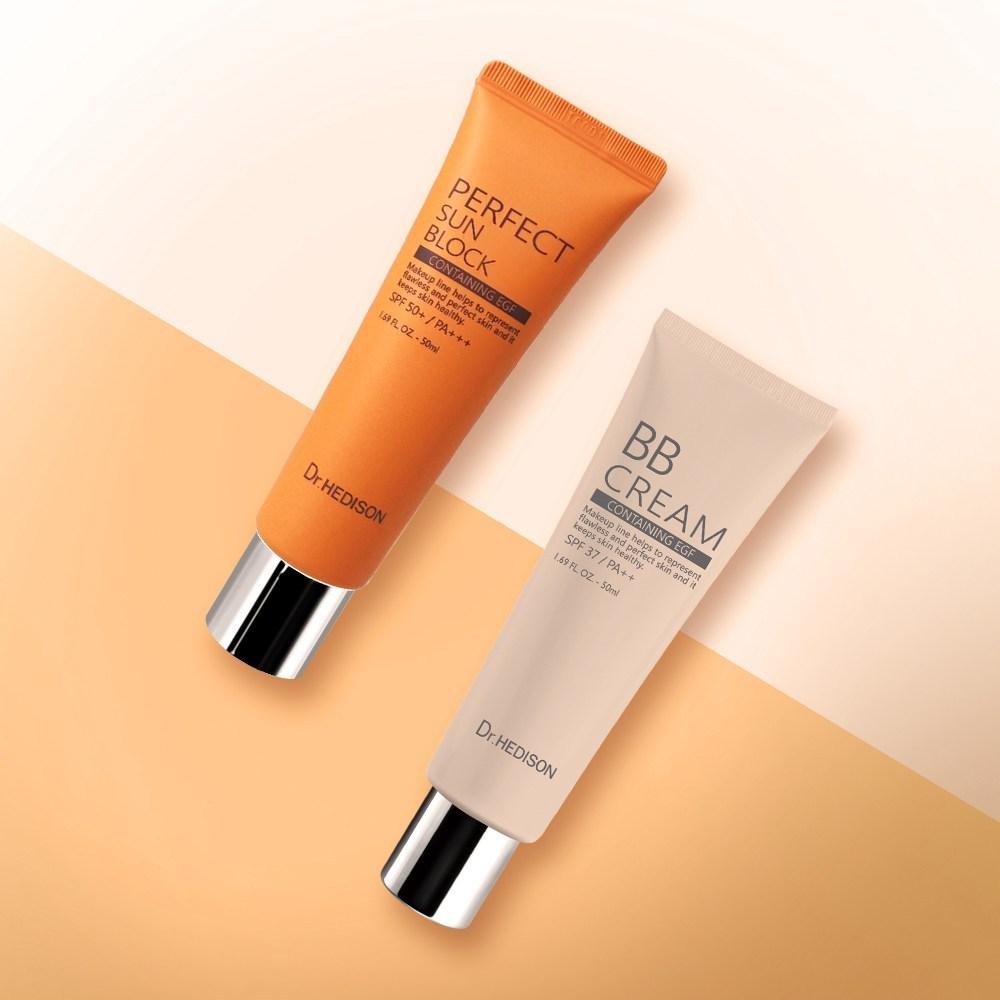 Cremă BB EGF Balsam anti-imperfecțiuni + Cremă solară 50ml, Cremă BB EGF + Cremă solară, 1 set