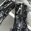 Calzini con Zip Metallica Industria Pesante Schizzi di Vernice Colore Inchiostro Calzini a Metà Polpaccio Per Uomo Donna