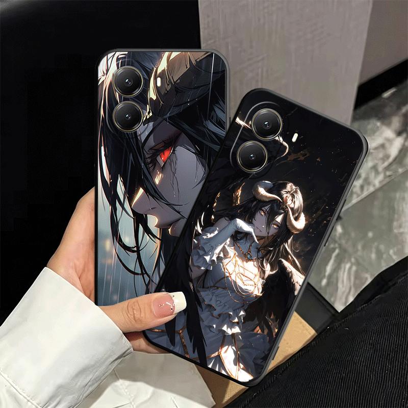 Albedo O-Overlords Anime Soft Phone Case for Xiaomi Poco X5 X6 X7 X8 Pro Max X3 F7 F8 Ultra M8 M7 M6 M5 Redmi 15 15C 14C 13C 12C