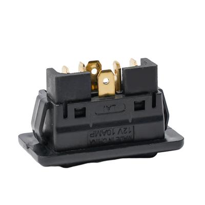 Car Electric Power Switch Button With Green Light 6 Pin 12/24V 20A ON/OFF Window Glass Lifter Switch Accessories