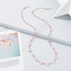 European and American fashion simple stone chain glasses chain, women's anti-lost neck lanyard glasses chain