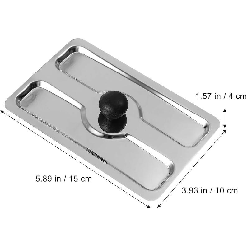 Stainless Steel Toaster Lid Replacement - Dust Cover for Bread Maker