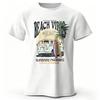 Vintage Vacation Badge Printed Unisex Unisex Women TShirt Tees Tops Cotton Nautical Emblem Graphic Cruise Wear  Summer T Shirt
