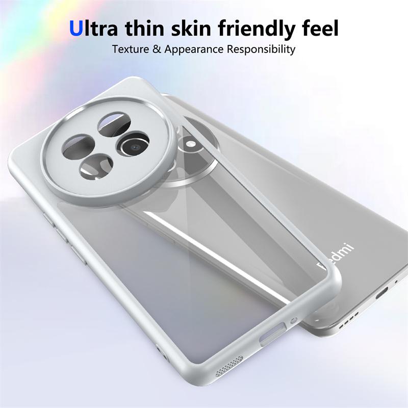 Shockproof Armor Case for Xiaomi Redmi Note 14 Pro 5G 4G 14Pro Plus 14S 14C A3 Poco C75 X7 Silicone Bumper Clear Hard Back Cover