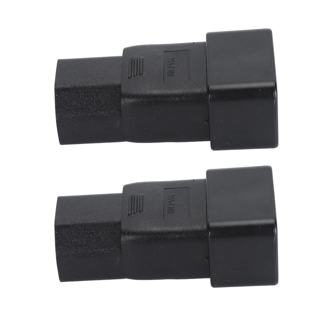 2pcs IEC320 C20 to IEC320 C21 Power Adapter Professional Plug and Play C20 to C21 Power Plug Adapter for UPS Power PDU