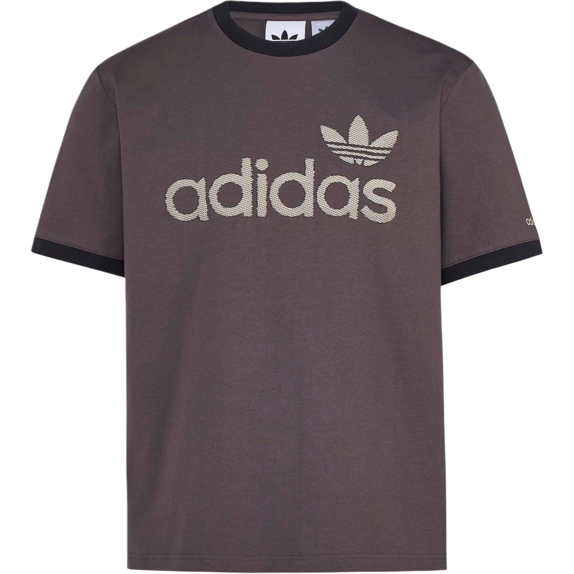 Adidas Originals Ringer Knit Crew Neck Short Sleeve T-Shirt Men Tops KY8453 S