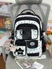 Schoolbag New Fresh and Sweet High-value Backpack Female Dopamine Transparent Pain Bag Japanese Junior High School Students Backpack Female