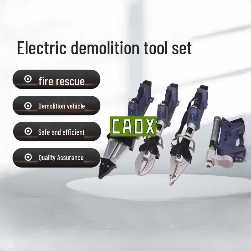 CAOX Electric Fire & Rescue Demolition Tool Set