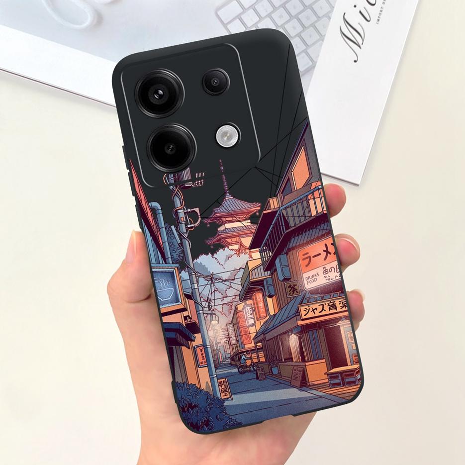 For Xiaomi Redmi Note 13 4G Case Cute Fashion Cartoon Cover Soft Silicone Phone Case For Redmi Note 13 Pro Plus Note13 5G Bumper