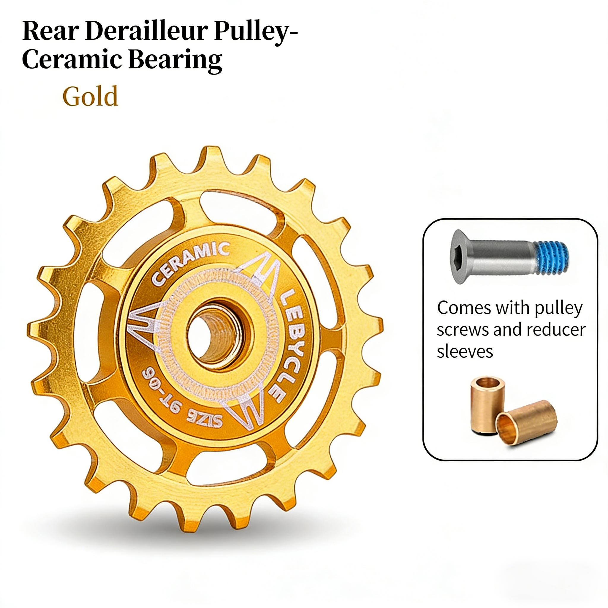 Bicycle Derailleurs Pulley Wheel 9T/11T/13T/15T Guide Gear Ceramic/steel bearings Aluminum alloy Mountain Road Bike 9T