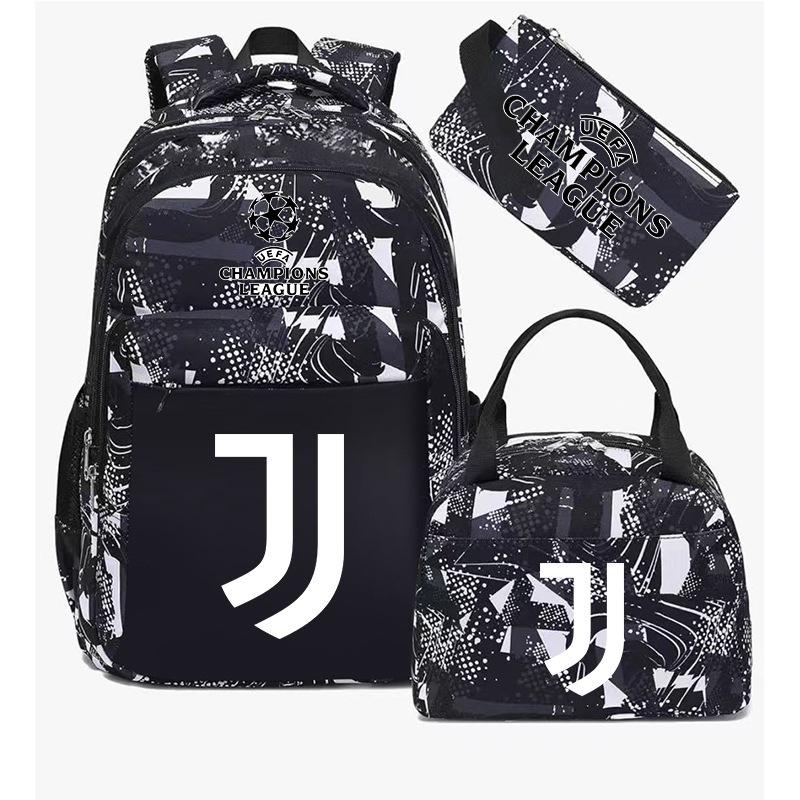 3-teiliges Schulrucksack-Set für Schüler Große Kapazität Oxford-Stoff Schultasche mit Schultergurt und Federmäppchen