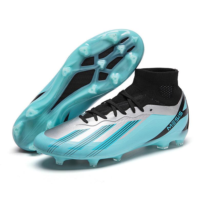 High-top football shoes men's TF broken nails AG long nails student youth competition training sneakers sports