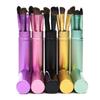 5PCS/ Set Cylinder Wooden Handle Eye Shadow Makeup Brush Small Set Brush 5 Eye Brush Makeup Pen Beauty Makeup Tools