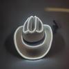 Iridescent LED Light-up Sequin Cowboy Hat for Christmas and Halloween Carnival