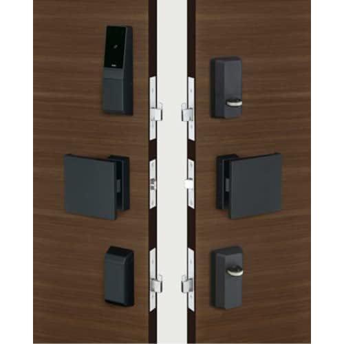 MIWA DTRS Ii Smart D02CDAA, Fits Doors 33-44mm Thick, Battery-powered, Hands-free, Electric Thumbturn Unit, Smart Lock, Retrofit (Black)
