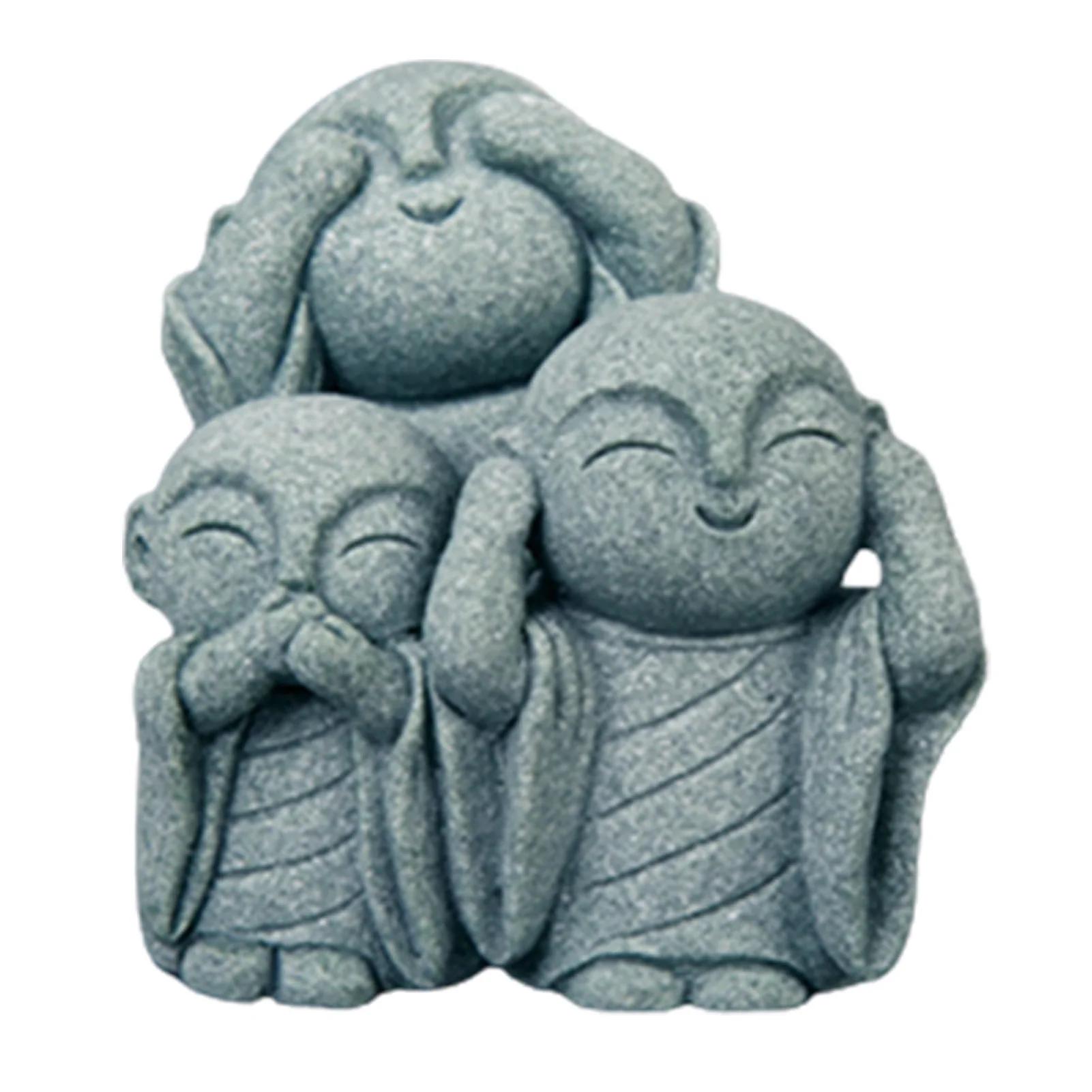 

Будда Аквариум Декор Аксессуары Куклы Мини Креативная Маленькая Статуэтка Статуя Будды для Автомобиля Домашний Декор Чайный Дом Настольный Для Внутреннего