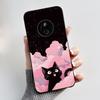 Phone Case For Nokia 125 HMD 110 4G 2024 Casing Luxury Cute Love Rabbit Funny Cartoon Black Matte Soft Silicone Shockproof Cover