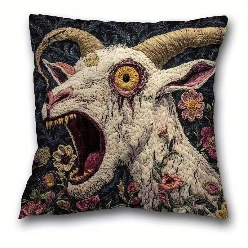 Милая наволочка с животным принтом Плоская 2D-печать не настоящая вышивка ночной диван ночная подушка для дивана Style-11 белый 638₽