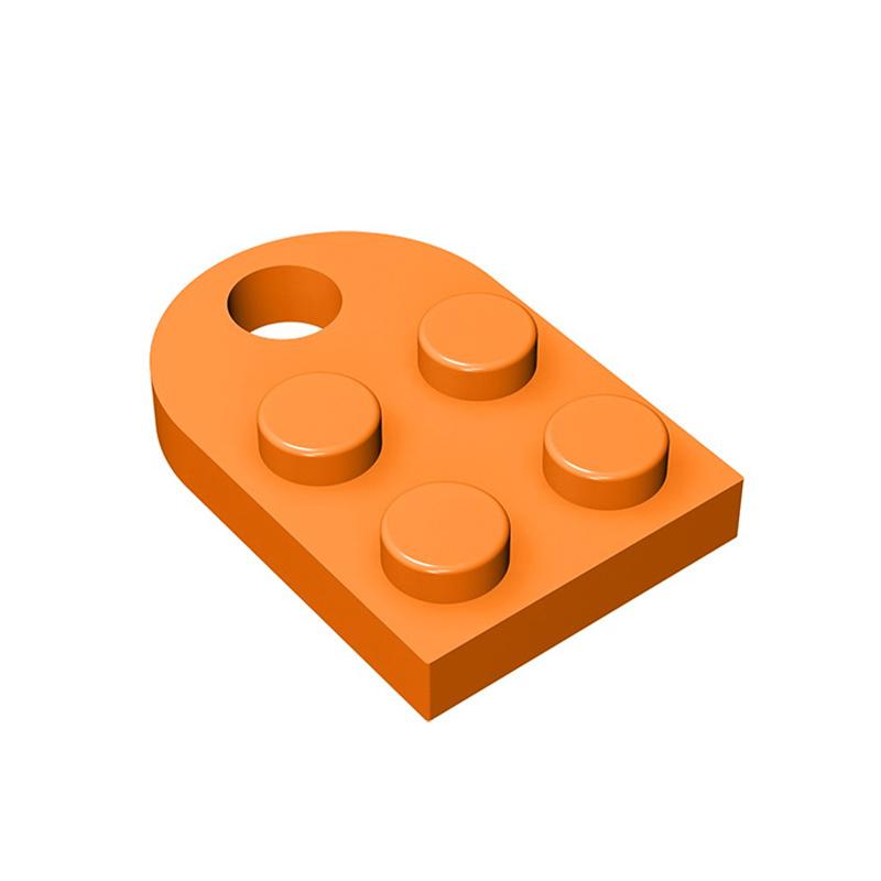 50PCS 3176 Plate Modified 2 x 3 with Hole Bricks Toys For Technical MOC Buildings Blocks Compatible High-Tech Gift