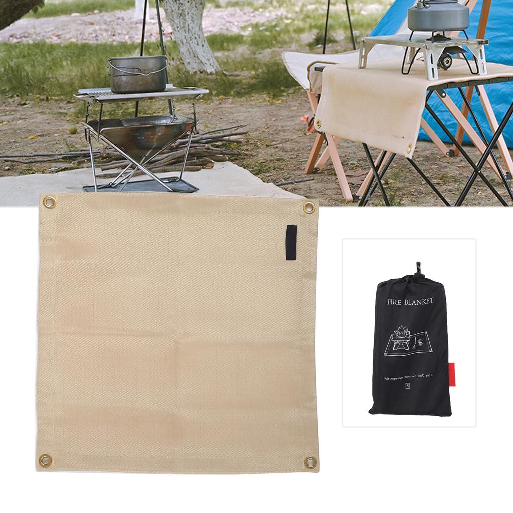 Pit Mat High Temperature Resistance Proof Pad for Outdoor Picnic Barbecue